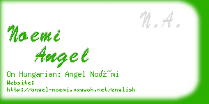 noemi angel business card